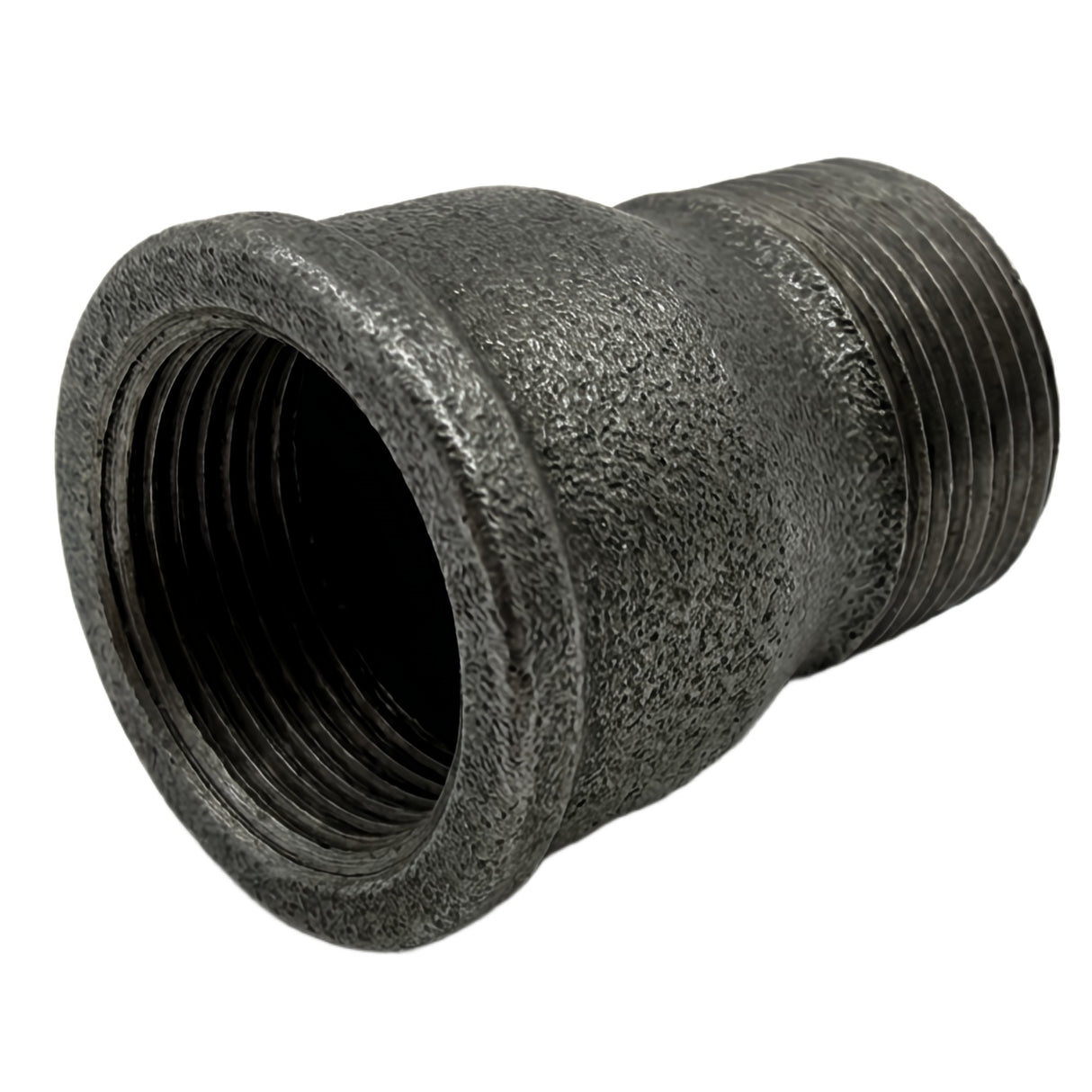 Allonge M/F fonte noire - raccord allonge male femelle en fonte malleable noire