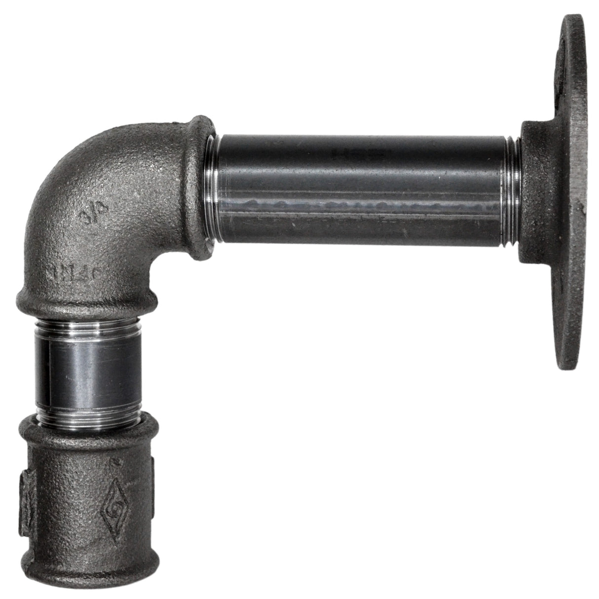 Schéma fixation murale étagère - 10 cm × 5 cm