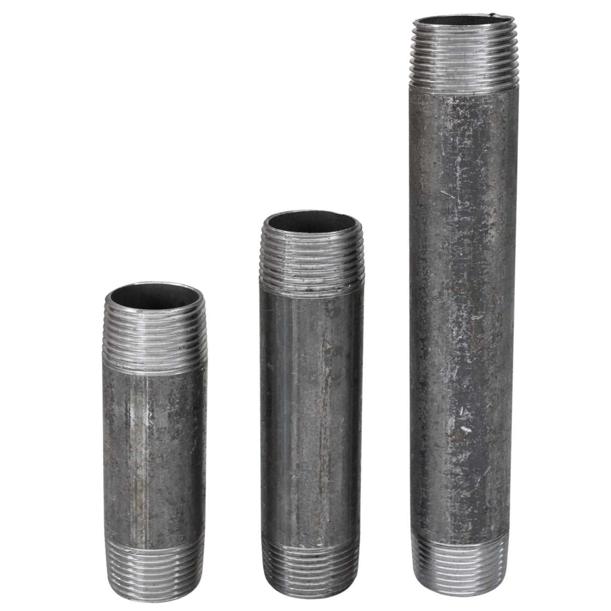 Destockage - Tube 3/4'' - Choix 2 - 20x27mm acier noir - fileté - tube acier noir fileté pour plomberie et déco