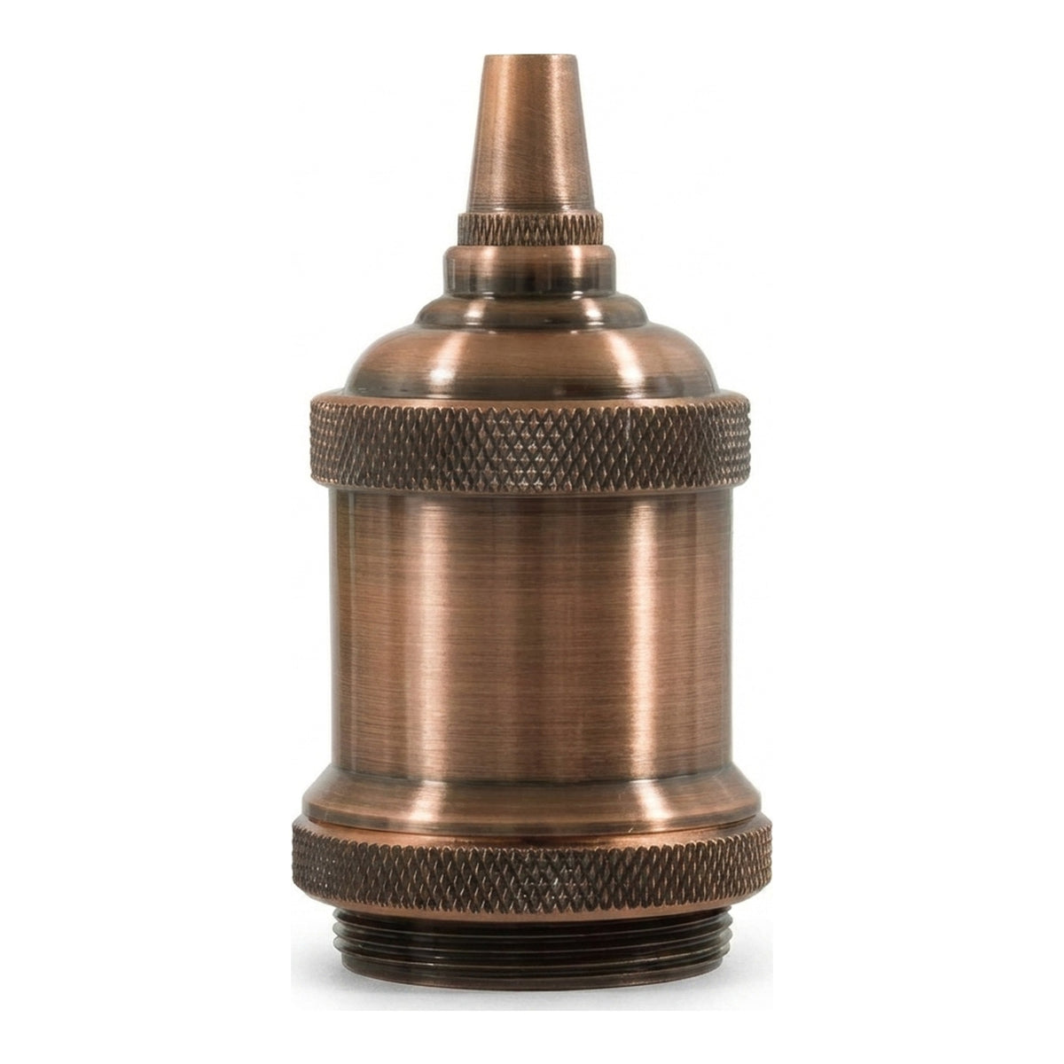Oprawka E27 aluminiowa vintage — Miedź