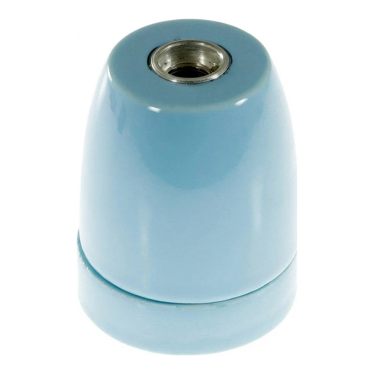 Oprawka E27 porcelanowa — Lazurowy