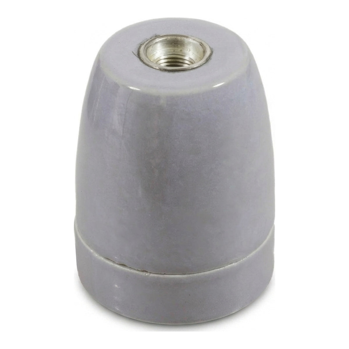 Oprawka E27 porcelanowa — Szary