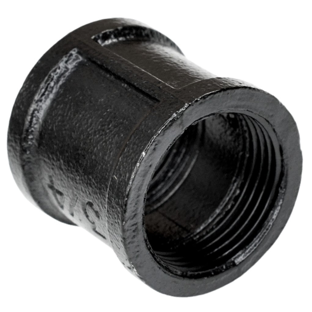 Manchon égal F/F – déco – peinture noire - manchon de raccordement peint en noir - vue 2