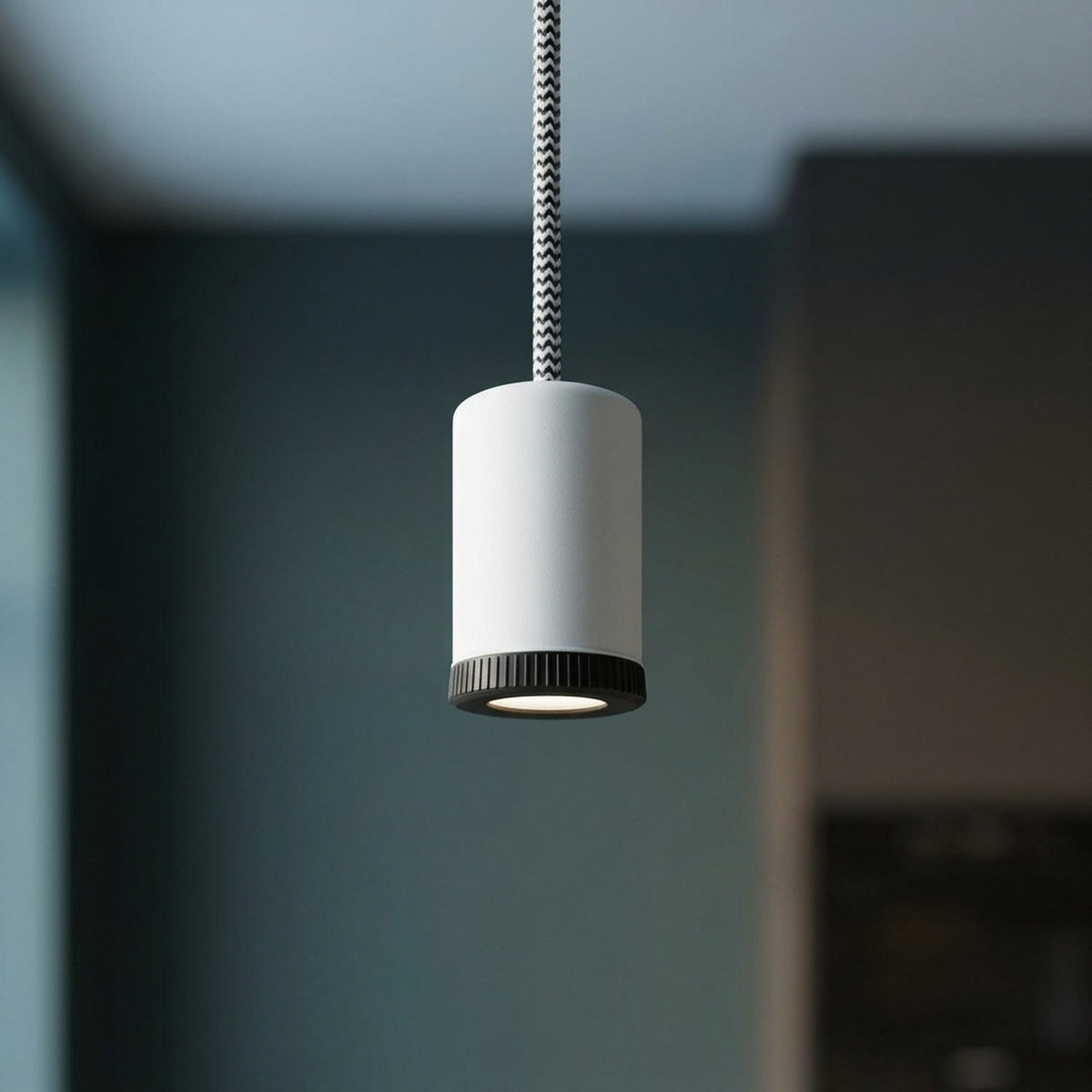 Mini reflektor punktowy LED z metalu Mini GU10 — Biały matowy