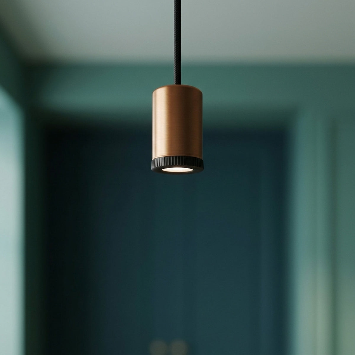 Mini reflektor punktowy LED z metalu Mini GU10 — Miedź satynowa