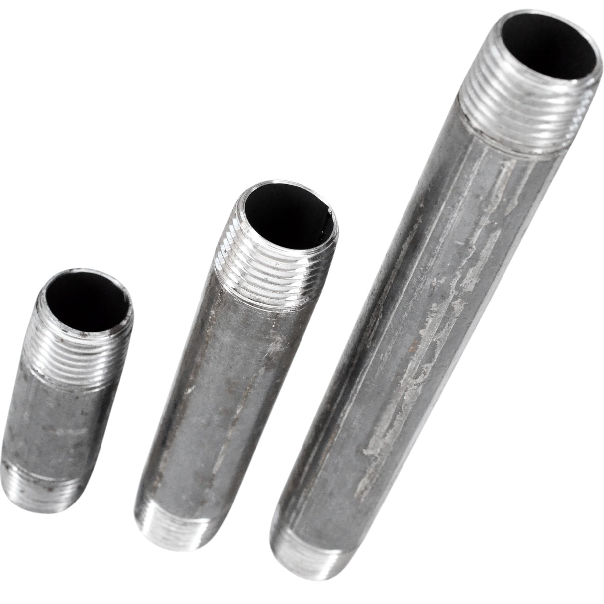 Destockage - Tube 1/2'' - Choix 2 - 15x21mm acier noir - fileté - tube acier noir fileté pour plomberie et déco - vue 6