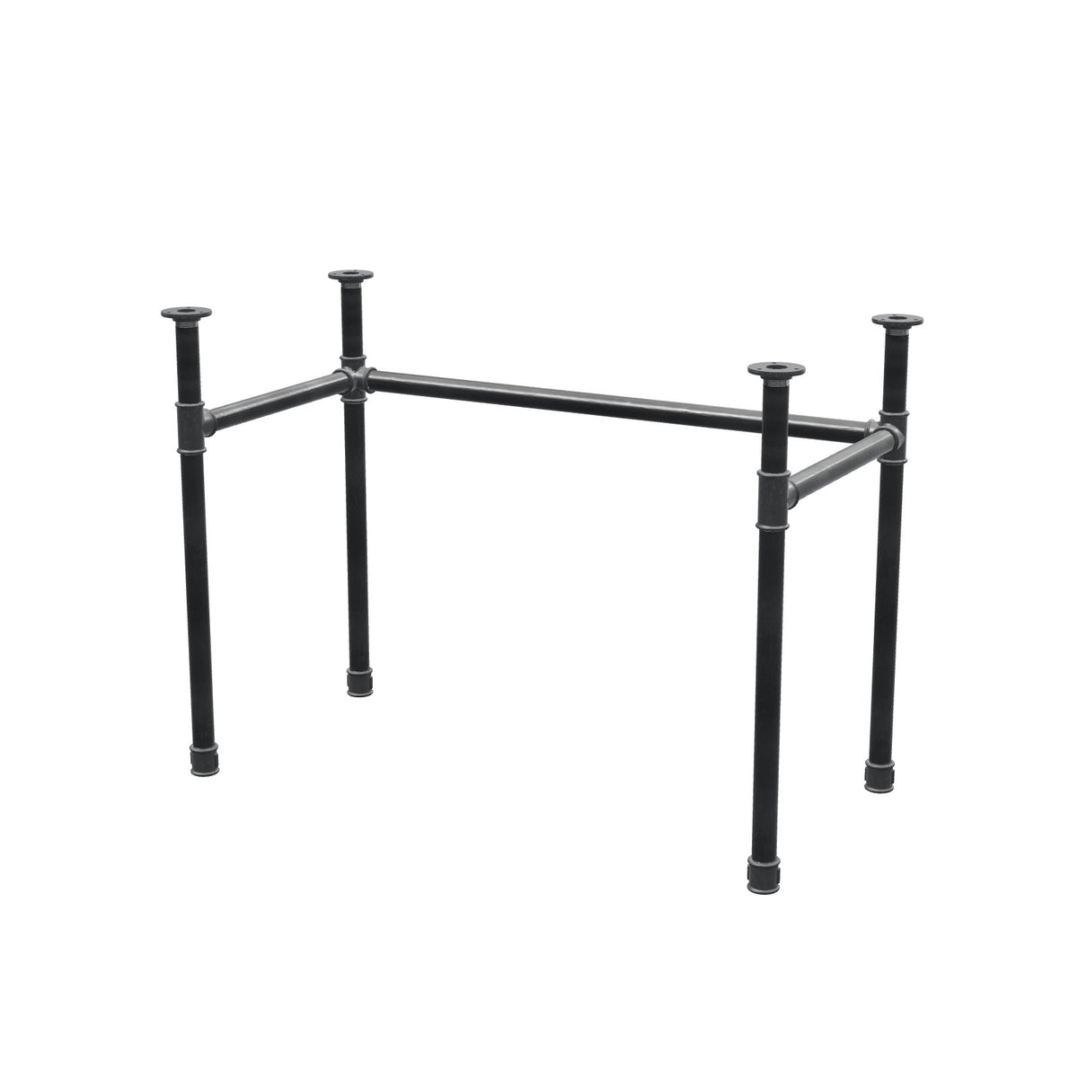Podstawa biurka, rama w kształcie U, żeliwo i stal Ø 34 mm, 102 × 52 cm, wysokość 72 cm