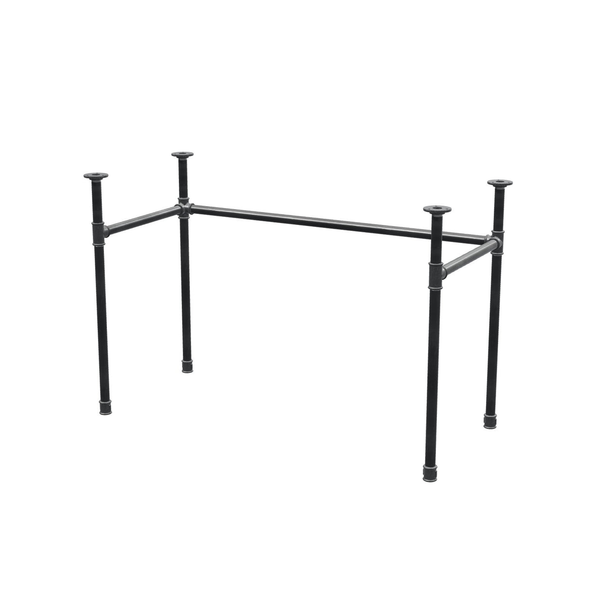 Podstawa biurka, rama w kształcie U, żeliwo i stal Ø 27 mm, 111 × 51 cm, wysokość 71 cm