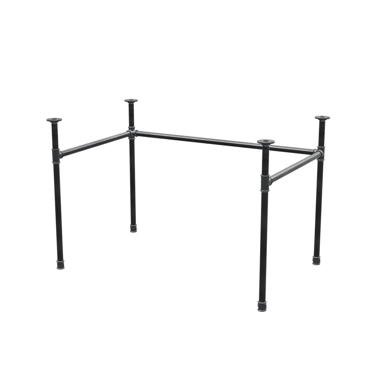 Podstawa biurka, rama w kształcie U, żeliwo i stal Ø 27 mm, 111 × 71 cm, wysokość 71 cm