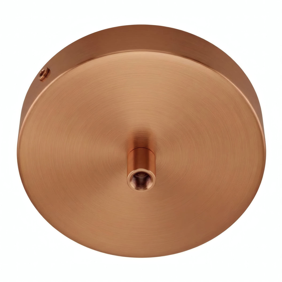 Rozeta cylindryczna z metalu, Ø 120 mm — Cylindryczny metalowy / Miedź satynowa