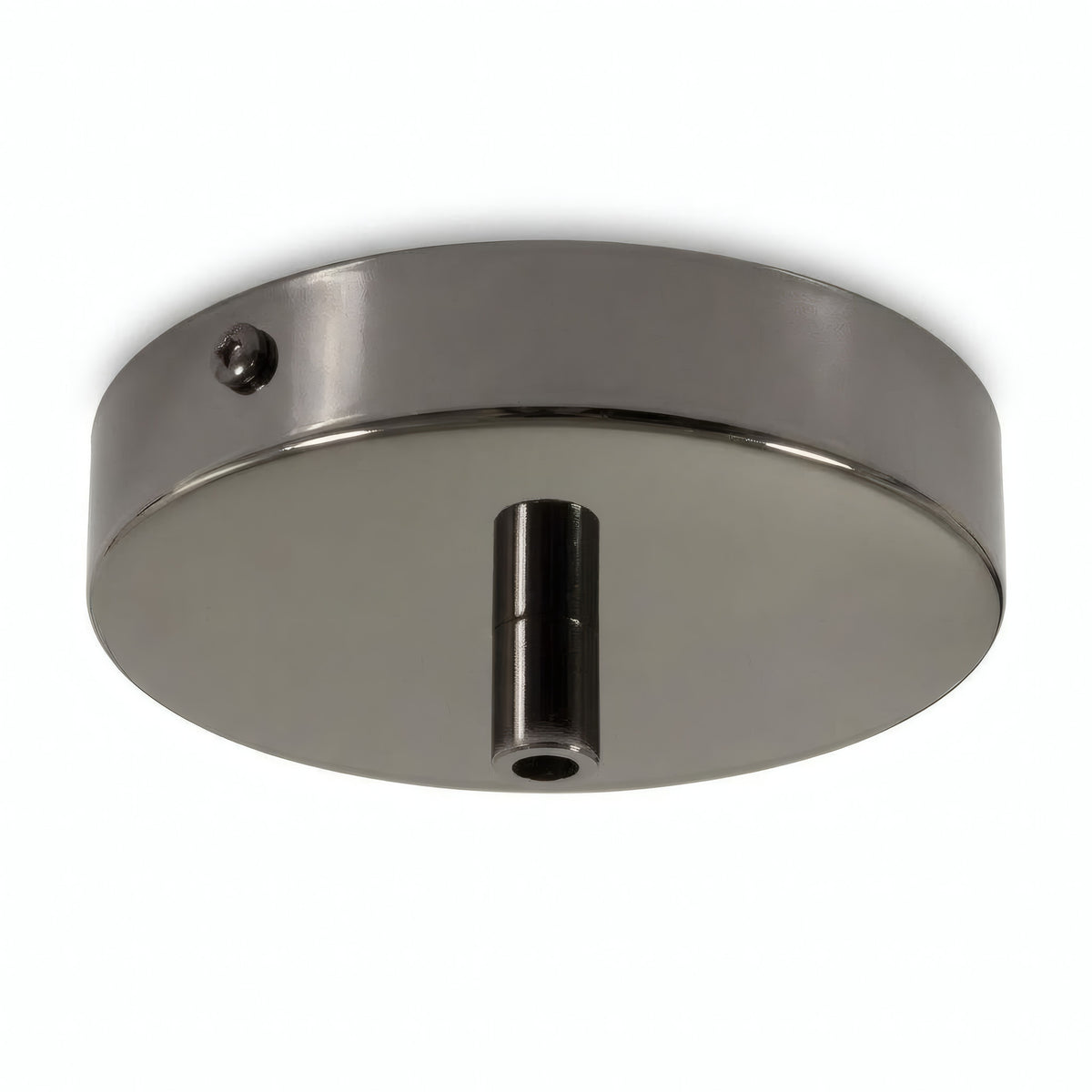 Rozeta cylindryczna z metalu, Ø 120 mm — Cylindryczny metalowy / Czarna perła