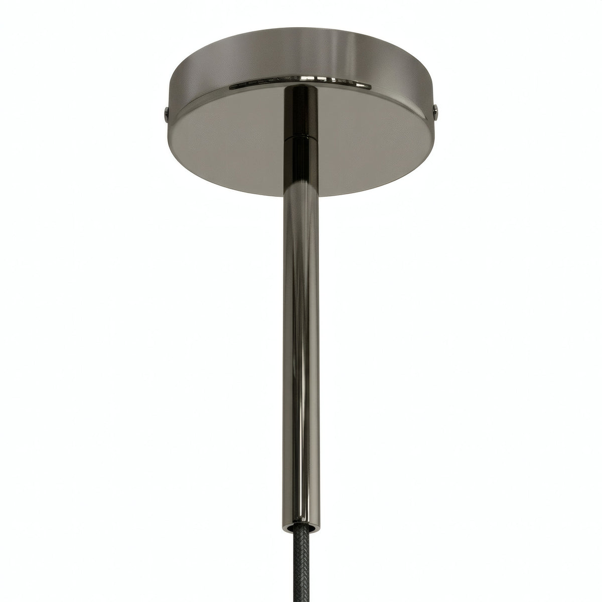 Rozeta cylindryczna z metalu z dławikiem 15 cm — Czarna perła