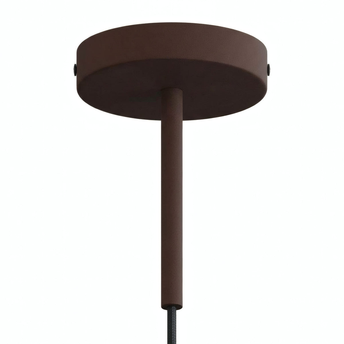 Rozeta cylindryczna z metalu z dławikiem 15 cm — Rdza