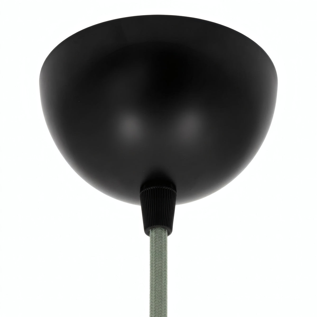 Rozeta półkulista z metalu, Ø 100 mm — Czarny