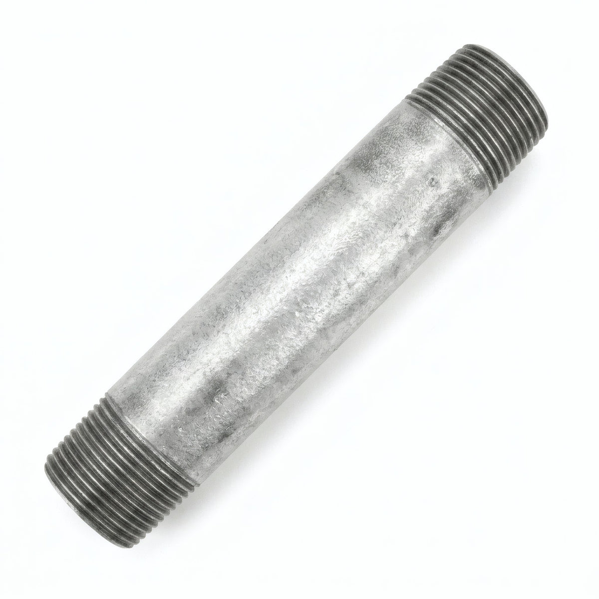 Tube 1'' - 26x34mm acier galvanisé - fileté - photo produit fond blanc 6