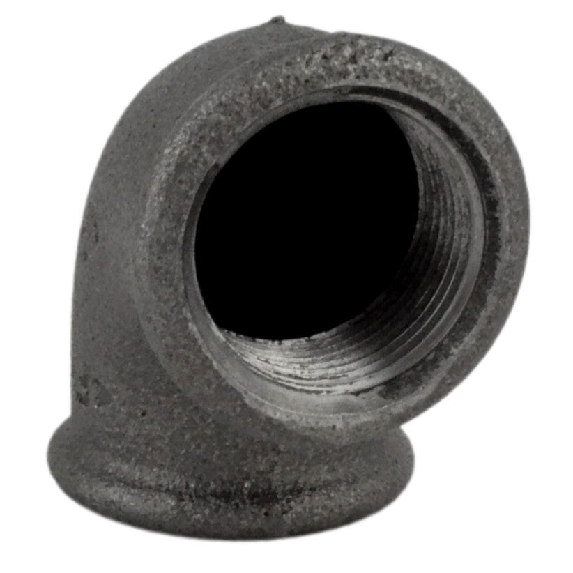 Coude petit rayon 90° F/F fonte noire - raccord coudé en fonte pour plomberie - vue 4