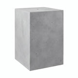 Klosz sześcienny z cementu z oprawką E27 — Jasny cement