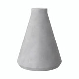 Klosz lejkowy z cementu z oprawką E27 — Jasny cement