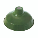 Klosz stożkowy z malowanego metalu Ø 30 cm do oprawki E27 — Zielony