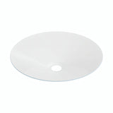 Płaski klosz z emaliowanego metalu Ø 30 cm do oprawki E27 — Błękit nieba