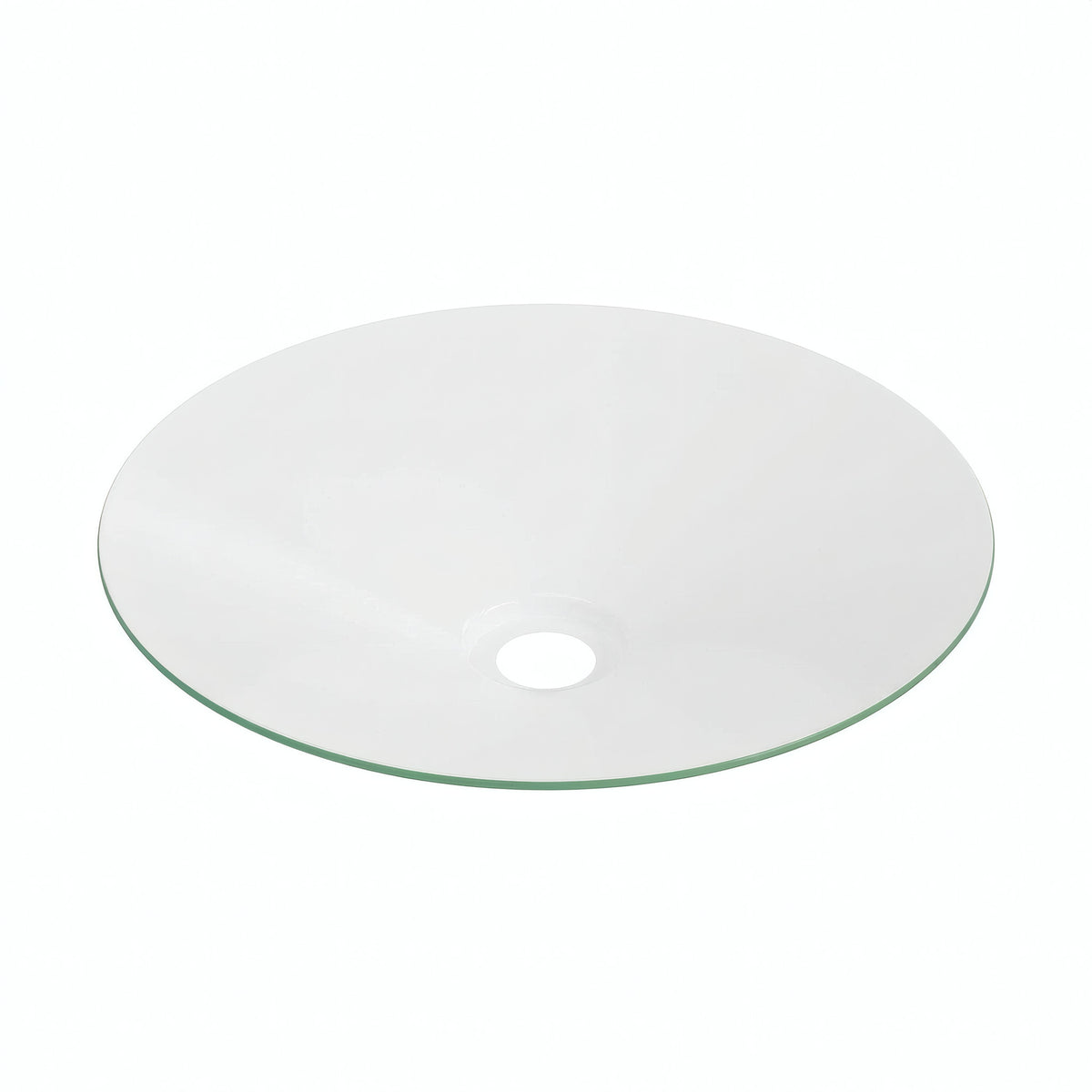 Płaski klosz z emaliowanego metalu Ø 30 cm do oprawki E27 — Zieleń łąkowa