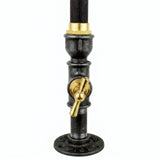 Świecznik Steampunk kran - zdjęcie produktu na białym tle 6