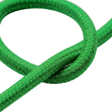 Kabel w oplocie z efektem jedwabiu – Zieleń łąkowa