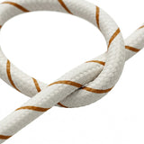 Kabel w oplocie w paski z efektem jedwabiu – Piana piwna