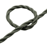 Skręcany kabel w oplocie bawełnianym – Szałwiowy