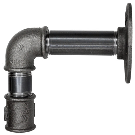 Schéma fixation murale étagère - 10 cm × 5 cm