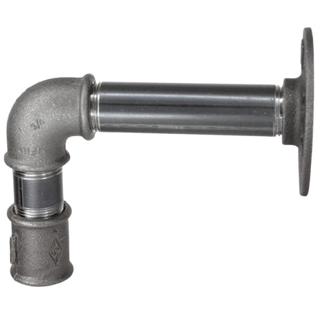 Schéma fixation murale étagère - 12 cm × 5 cm