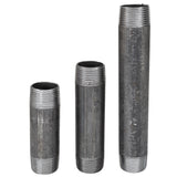 Destockage - Tube 3/4'' - Choix 2 - 20x27mm acier noir - fileté - tube acier noir fileté pour plomberie et déco