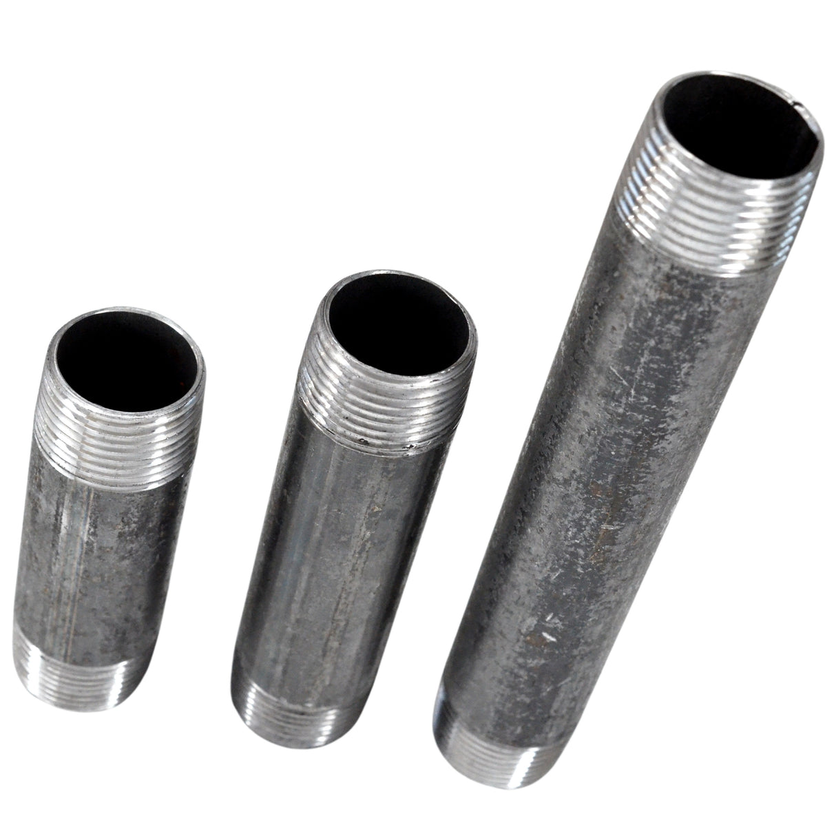 Destockage - Tube 3/4'' - Choix 2 - 20x27mm acier noir - fileté - tube acier noir fileté pour plomberie et déco - vue 3