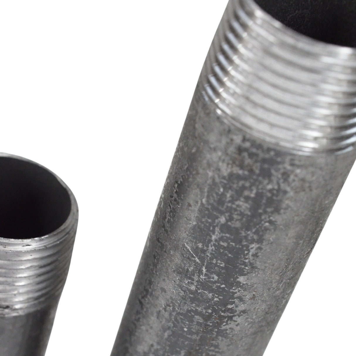 Destockage - Tube 3/4'' - Choix 2 - 20x27mm acier noir - fileté - tube acier noir fileté pour plomberie et déco - vue 2