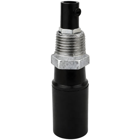Zestaw oprawki E14 bakelitowej na złączce z żeliwa ocynkowanego 1/2'' (15x21mm) z gwintem zewnętrznym