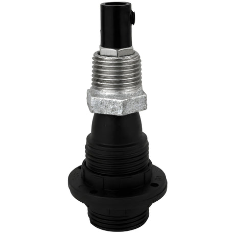 Zestaw oprawki E14 gwintowanej termoplastycznej na złączce z żeliwa ocynkowanego 1/2'' (15x21mm) z gwintem zewnętrznym