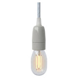 Oprawka E14 porcelanowa — Szary