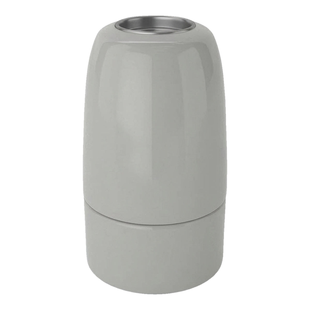 Oprawka E14 porcelanowa — Szary