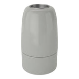 Oprawka E14 porcelanowa — Szary