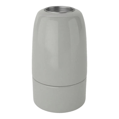 Oprawka E14 porcelanowa — Szary