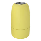Oprawka E14 porcelanowa — Żółty
