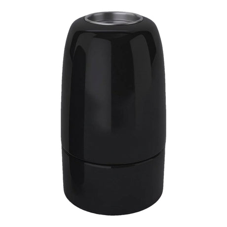 Oprawka E14 porcelanowa — Czarny