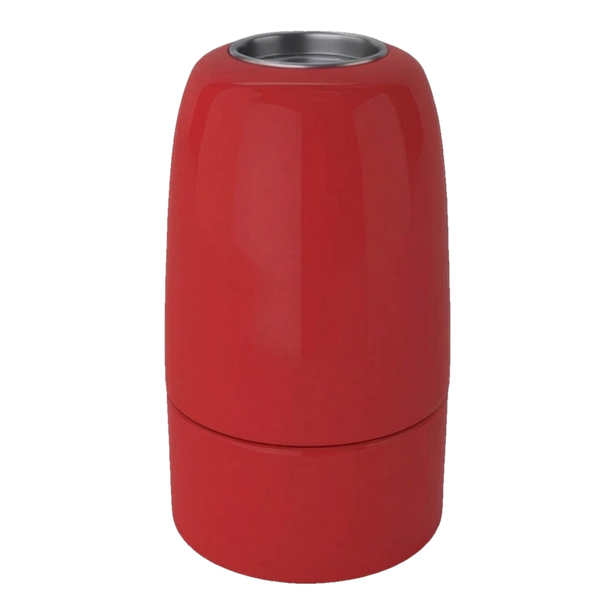Oprawka E14 porcelanowa — Czerwony