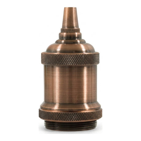 Oprawka E27 aluminiowa vintage — Miedź