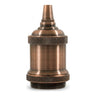 Oprawka E27 aluminiowa vintage — Miedź