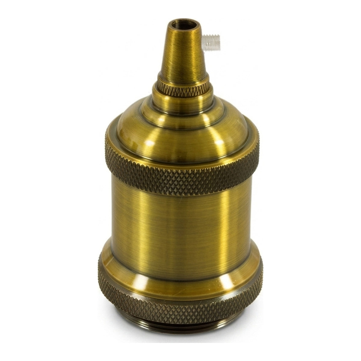 Oprawka E27 aluminiowa vintage — Mosiądz