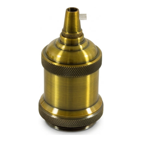 Oprawka E27 aluminiowa vintage — Mosiądz