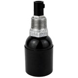 Zestaw oprawki E27 bakelitowej na złączce z żeliwa ocynkowanego 1/2'' (15x21mm) z gwintem zewnętrznym