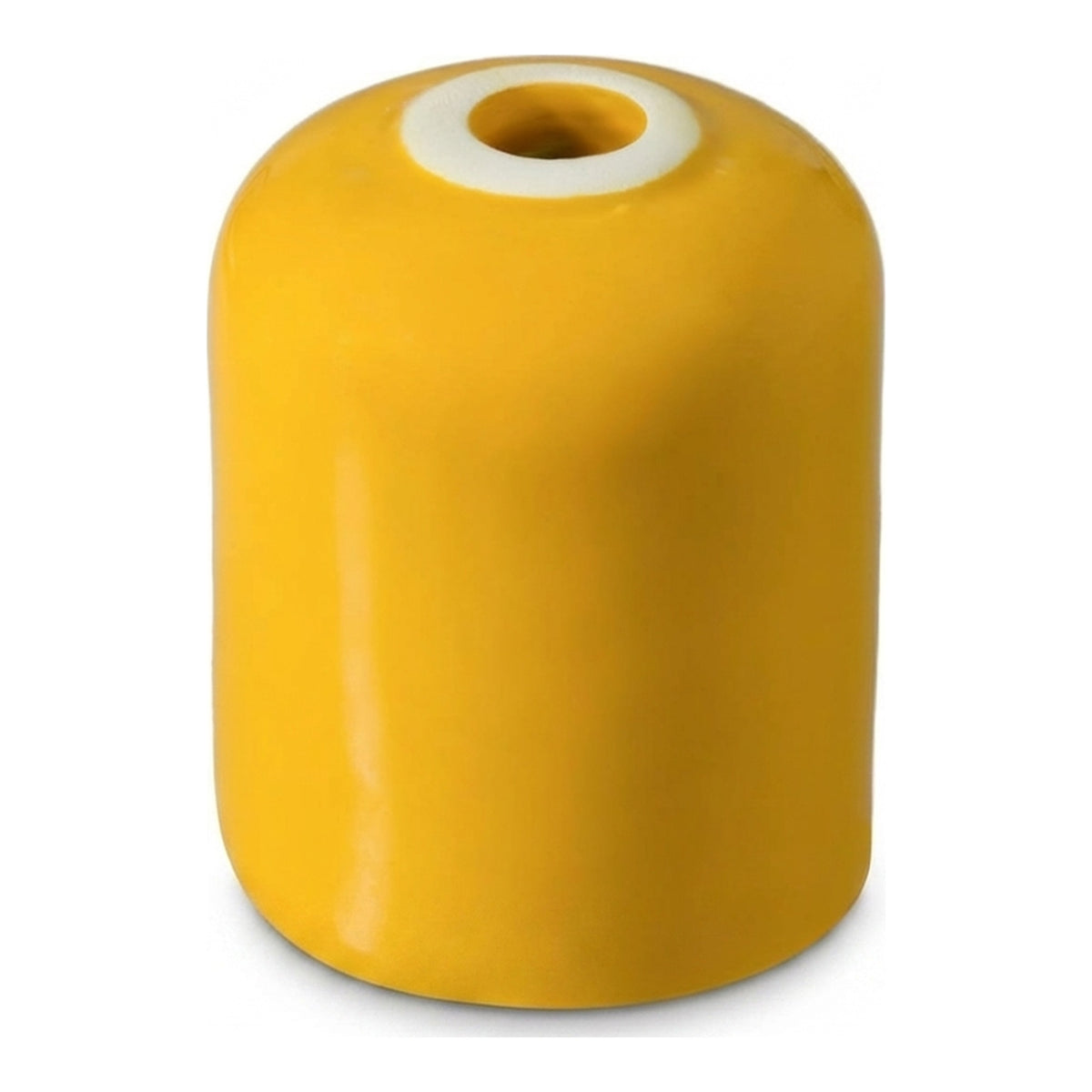 Oprawka E27 ceramiczna — Żółty