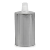 Oprawka E27 cylindryczna metalowa — Stożkowy plastikowy / Chrom